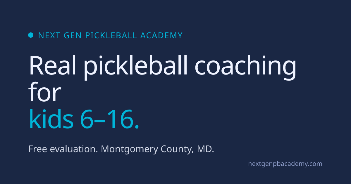 Next Gen Pickleball Academy